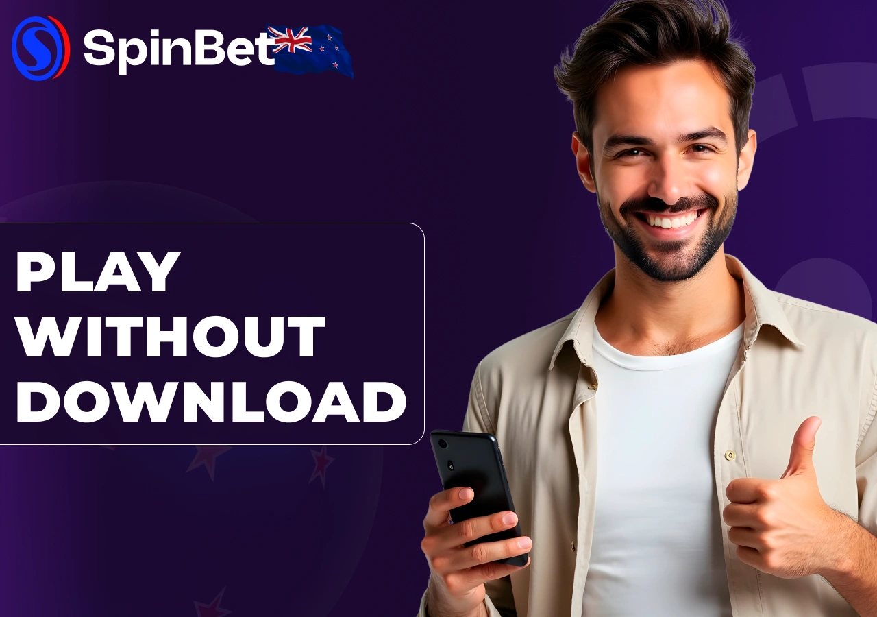 Players can use the platform without download through the mobile site.